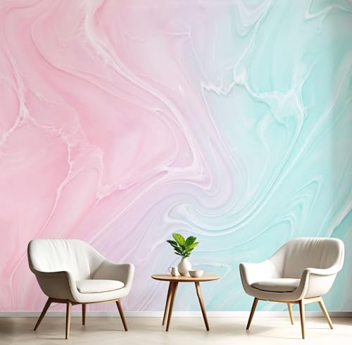 Papier peint panoramique bleu pour transformer le mur de la chambre