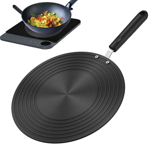Difusor De Calor Para Cocinas De, Placa Convertidora De Cocina Con Mango, Adaptador Para Placas De Inducción Con Bandeja Difusora Para Amantes De La Cocina
