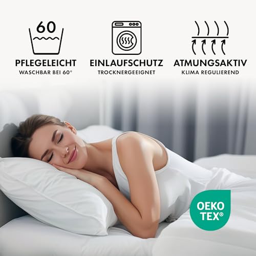 Jacobson Jersey Spannbettlaken Spannbetttuch Baumwolle Bettlaken (140x200-160x200 cm, Grau) 6