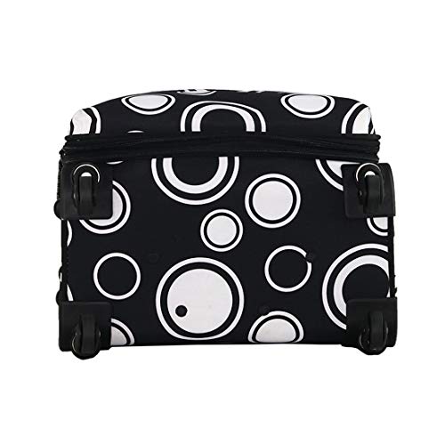 Image of Timus Indigo Spinner Black 4 Wheel Set of 2 55 & 65cm /20 inch & 24 inch cm Strolley Suitcase for Travel Expandable bags with inbuilt combination lock /best waterproof travel bag for men /cabin /check-in luggage