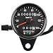 Produktbild Keenso Motorrad Tachometer, Motorrad 65mm Wasserdicht Tachometer LED Mechanik Kilometerzähler mit Indikator