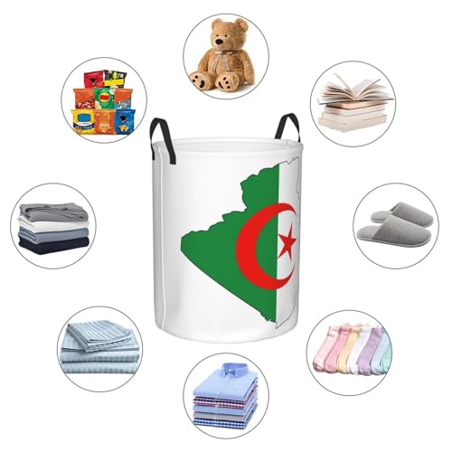 Panier à linge Algérie grand modèle rond aux finitions soignées - 6