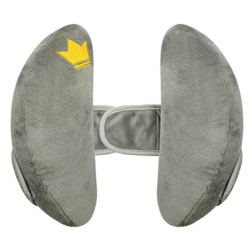 Image of Baby Car Seat Head Neck Support, Toddler Adjustable Stroller Safety Insert, Banana U-Shape Travel Headrest Cushion