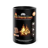Fire Starter Cubes, Charcoal Firestarter Squares for Lighting Fireplace, Wood Stove, Grill, Campfire