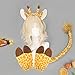 Shurhome Fashion Giraffe Costume Accessories Ears Hooves Tail Plush Set for Role Play in Themed Parties Role Play Props