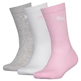 PUMA Unisex Kinder Crew Socken, Rose Water, 31-34 EU