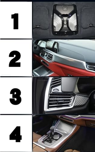 Film TPU anti-rayures pour console centrale intérieure BMW X6M