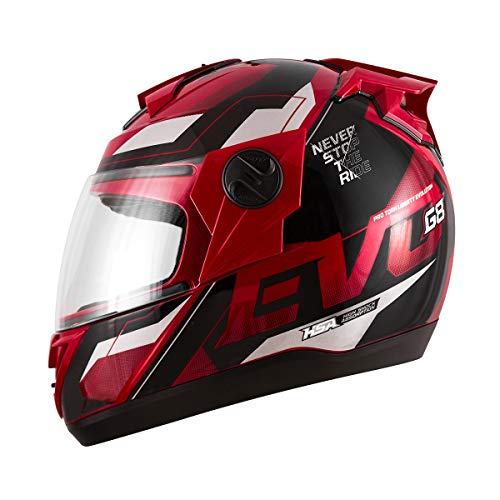 Capacete Liberty Evolution 788 G8 Evo Vermelho Brilhante TAM. 58