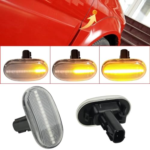Intermitentes laterales para Chevy con lente naranja resistente para espejo retrovisor 6
