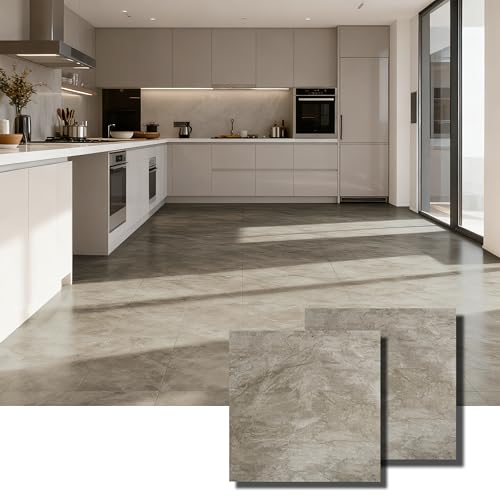 VIVIDCOZYTILE 24 Sq.Ft Peel and Stick Floor Tile, Rustic Brown