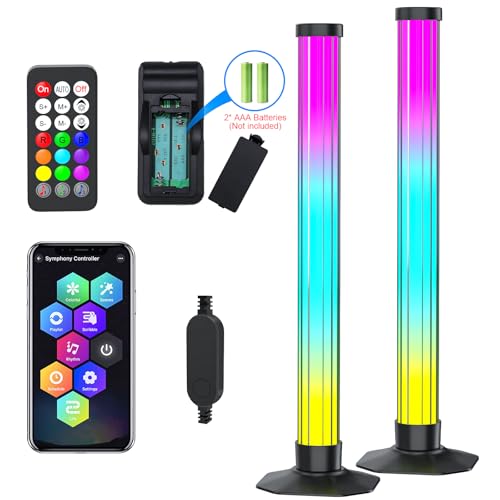 Lampe d'ambiance 360° pour salon avec synchronisation musique