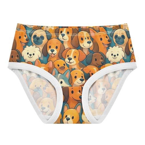 Girls Underwear Toddlers 2t Cotton Little Girl Panties Designer Briefs Underpants Cute Cartoon Dog Animal