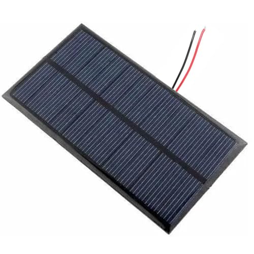 Mini Placa Solar 12v 1.5w Com Cabos P/Ionizador De Piscina