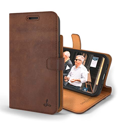 Étui iPhone 13 Pro en cuir véritable résistant pour protéger vos cartes