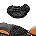 Poduszka na siedzenie motocyklowe do siodełek typu cruiser, wypełniona wodą chłodząca poduszka na siedzisko, łagodzenie nacisku jazda motocyklem poduszka powietrzna z pompką powietrza 35 cm x 30 cm