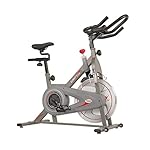 Sunny Health & Fitness Indoor Cycling Exercise Bike w/Pulse Sensors & 4-Way Adjustable Seat, Stationary Home Cardio Training Machine w/Micro-Adjustable Magnetic Resistance for Intensive Cardio Session - Image 2