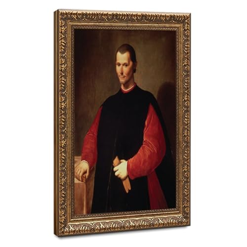 Toile Niccolo Machiavel par Santi Di Tito pour sublimer la décoration de votre salon