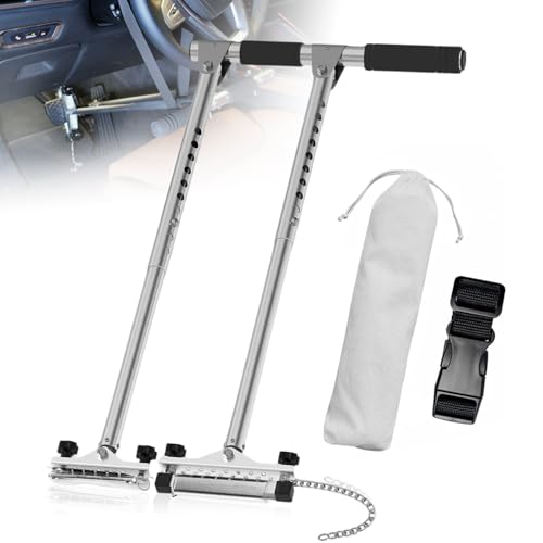 Bud K Driving Hand Controls for Disabled Drivers - Universal Automotive Handicap Assist Device for Left or Right Hand, Tool-Free No Drill Installation for Cars, Trucks & SUVs