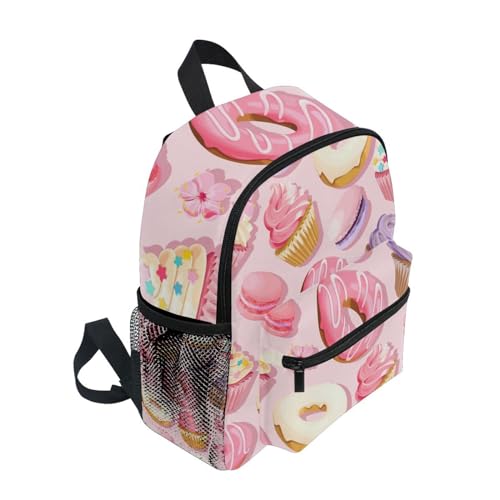 Toddler Backpack Cupcakes-donuts Print Preschool Bookbag Kindergarten School Bag, 12.6" H, Medium2