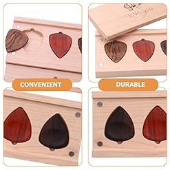 ESBANT 1 Jeu de médiators en Bois avec Support de médiator for Guitare pièces d’instruments de Musique Pratiques - Les Beatles, Paul McCartney, John Lennon, RIngo Starr, George Harrison ESBANT 1 Jeu de médiators en Bois avec Support de médiator for Guitare pièces d'instruments de Musique Pratiques – Image 3