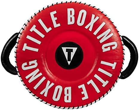 TITLE Boxing Combination Punch Shield - Punch & Kick Target, Boxing Pads, Muay Thai Pad