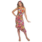 amscan дамски костюми за възрастни, роза, 10-12