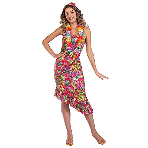 amscan Flower Disfraces de tamaño Adulto, Color Rosa, 14-16 (9908724)