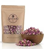 SIVIFOOD® Rosenblüten [100g] – Getrocknete Rosenblätter essbar & naturbelassen – Hochwertige Rosenblätter getrocknet für Rosentee, Getränke & Deko – Getrocknete Rosenknospen mit feinem Blütenaroma