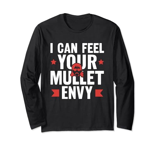 Puedo sentir tu envidia de salmonete divertido salmonete campesino Manga Larga