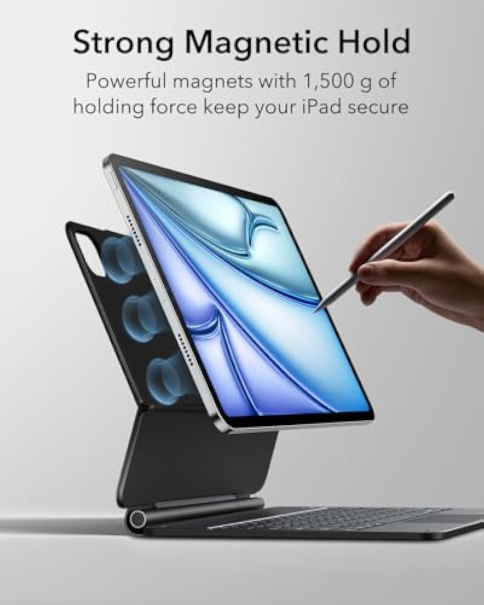 iPad Air/Pro Case with Quick-Set Magnetic Stand