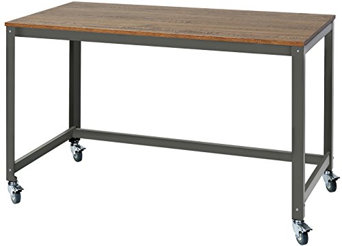 Onespace Loft Writing, Oak/Gray Desk #TOP29