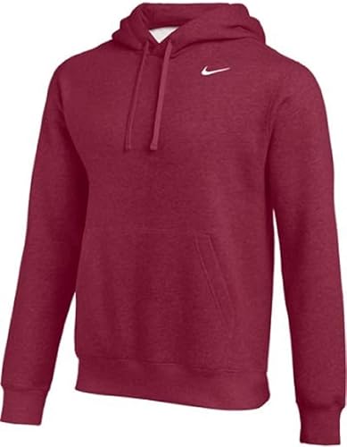 Nike メンズ プルオーバー フリースパーカー US サイズ: Large カラー: レッド（Amazon）