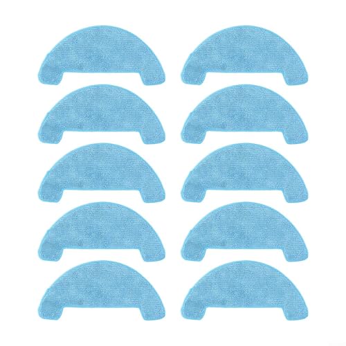 Gettimore 4 piezas/10 piezas para Conga para Cecotec 2299 para X-Treme para Ultra Home Robot Aspiradora Mopa Paño Piezas de repuesto Accesorios (10 piezas)