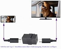 AAOTOKK USB C Keystone Sockel Adapter,USB 3.1 Typ-C Weiblich auf Weiblich Keystone Stecker Kupplungsadapter,Geeignet für Wandsteckdose Panel (Schwarz/2 Stücke) – Ansicht 5