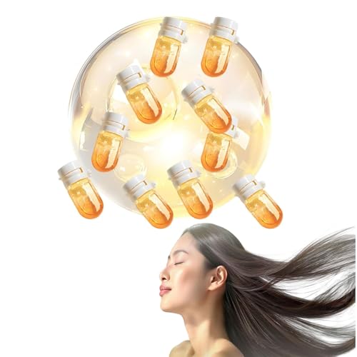 10 perfumes y aceites capilares 2 en 1: aguacate nutritivo for cabello encrespado, mini aceite perfumado for cabello de mujer de larga duración, for restaurar el cabello seco, encrespado y dañado.(Swe