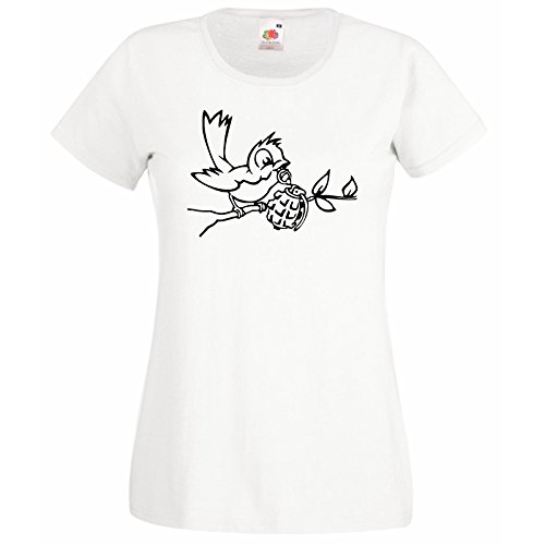AnOL ltd.. - Camiseta - para Mujer Blanco Blanco 42