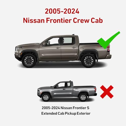 Estribos Laterales de Acero para Nissan Frontier 2005-2025 miniatura 2