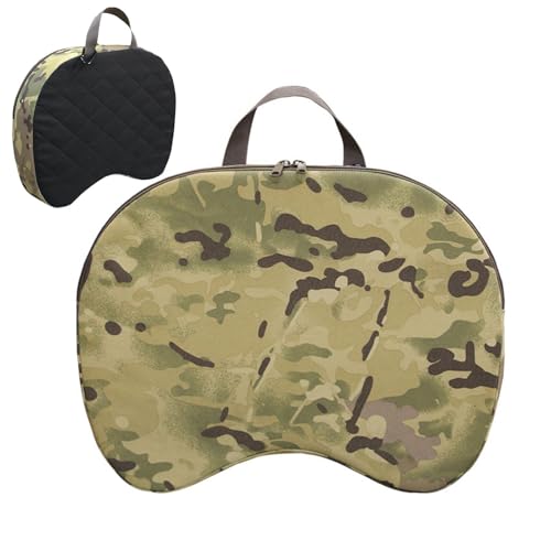 Cojín de asiento de camping – Cojín portátil para exteriores, cojín impermeable para el asiento de caza | Alfombrilla de esponja duradera, colchoneta ligera para pícnic – senderismo, estadios y