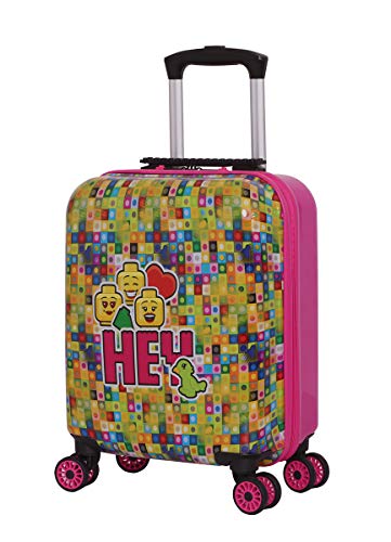 Valise BBM Bagage rigide à 4 roues multidirectionnelles rose