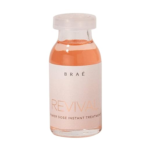 Braé Revival - Power Dose Tratamento Capilar Instantâneo 13ml, Ampola de Reparação Profunda e Brilho, BRAÉ