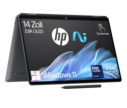 HP OmniBook Ultra Flip, Convertible Copilot+ PC, 14 Zoll 2,8K OLED Touchscreen