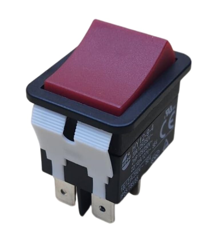 COEOPNC N043321 D55146 Air Compressor Rocker Switch D55146 D55167 D55168 Replacement 20A 125/250V 4 Pin for Dewalt Durable Accessories