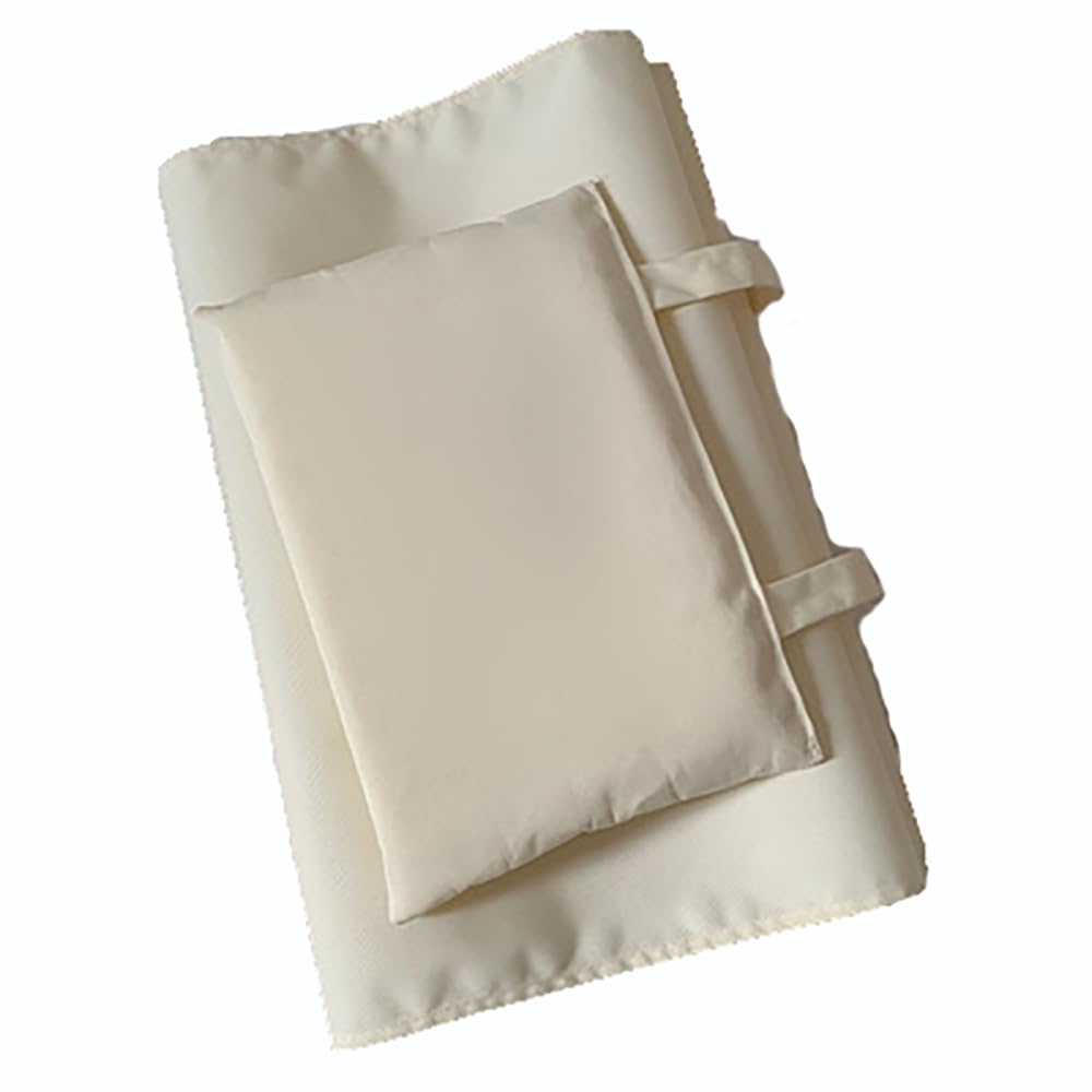 Replacement Fabric Cloth for Recliner Beach Folding Chair Kits Oxford&Canvas 115x43cm 45x17Inch Beige