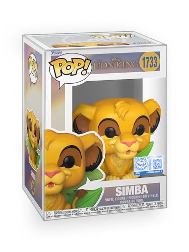 Epic Collectibles Pop The Lion King - Simba with Leaves Vinyl Figure