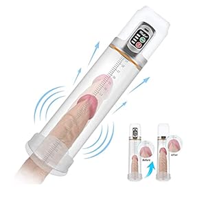 WFJNB Elektrische Penispomp Voor Mannen, Siliconen Verlengende Seksspeeltjes, Draagbare Drukregulerende Vacuümpomp Voor…