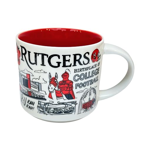 Starbucks Mug Colección Rutgers Football 2022 14 oz