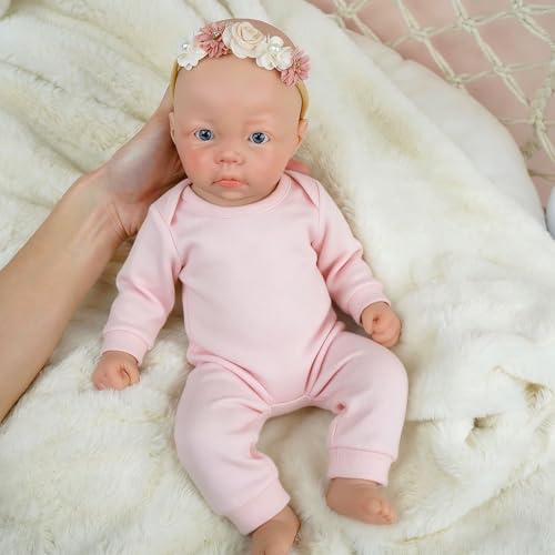 Muñeca Reborn de Silicona Realista 43 cm miniatura 4