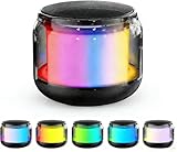 Cassa Bluetooth,Portatili Altoparlanti Wireless da 5W Bluetooth 5.2 con Audio Stereo, 24 Ore di Autonomia, IP7 Impermeabile Speaker Bluetooth,RGB Luci,Micro SD e Funzione TWS Accoppiamento,AUX, TF