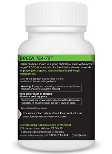 Food Science Of Vermont Green Tea-70 Capsules, 60 Count - Thumbnail 2