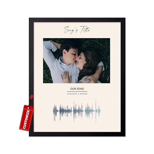 Customized Soundwaves Print for Couples